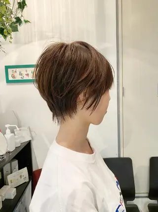 ショート 美髪❣️縮毛矯正/ 髪質改善✨/山本のヘアスタイル