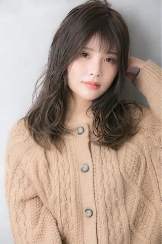 ミディアム カラー パーマ ハイスピード×ハイ クオリティ✨山下のヘアスタイル