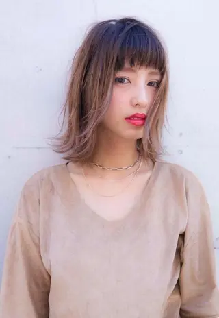 ミディアム 店長 茂野聖史のヘアスタイル