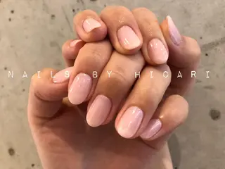 ショート カラー ネイル マツエク・マツパ illum hicariのネイルデザイン