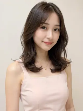 セミロング nex the salon coall所属・🫧似合わせショート イシダ🫧のヘアスタイル