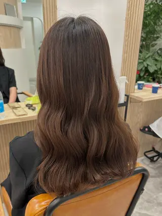 ロング カラー ROPE ナナミのヘアスタイル