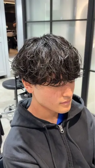 パーマ メンズ メンズカット松戸/韓 国/メンズパーマ航太のヘアスタイル