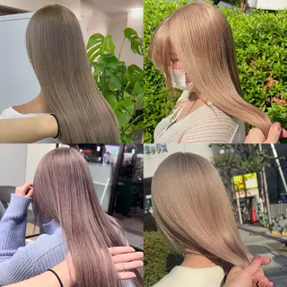 ロング カラー ili心斎橋所属・🩵ハイトーン/ レイヤーYUZU🩵のヘアスタイル