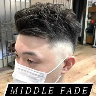 ショート メンズ Hair make ONE  008所属・メンズ/フェード/ バーバー/盛山大地のヘアスタイル