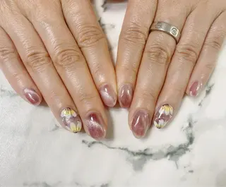 ロング カラー ネイル Q Free nailsのネイルデザイン
