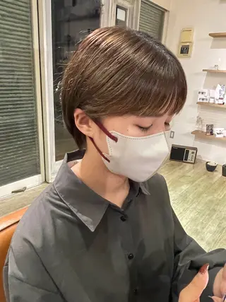 ショート OLTI所属・カジ エリナのヘアスタイル