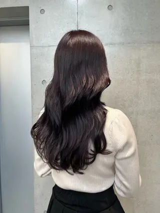 ロング カラー ヘアアレンジ ボブ艶モテカラー🫧 カリンのヘアスタイル