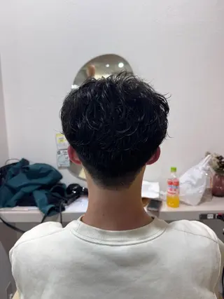パーマ メンズ 有木 七海のヘアスタイル