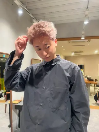 メンズ 和泉市フルール 古賀　薫のヘアスタイル