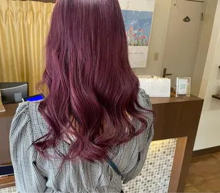 ロング カラー 絹村 健人のヘアスタイル