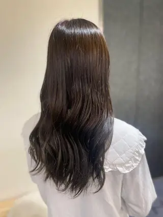 セミロング カラー ヘアアレンジ ボブ /ニュアンス/ satomi🧸💖のヘアスタイル