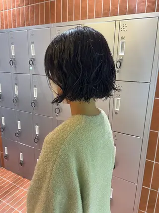 ショート パーマ カットパーマ 🌀あさみのヘアスタイル