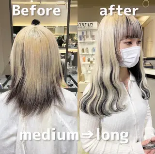 ロング カラー 新宿/韓国レイヤー 髪質改善カラー/角所のヘアスタイル