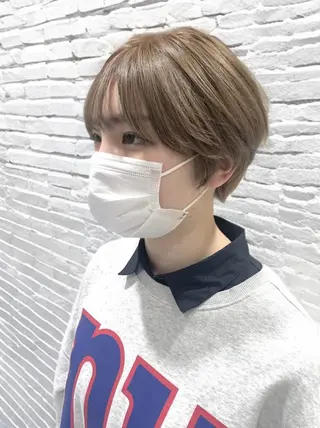 ショート brace 立花のヘアスタイル