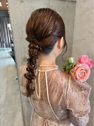 ロング ヘアアレンジ Reve  resort所属・美髪× ヘアセット✨Araiのヘアスタイル