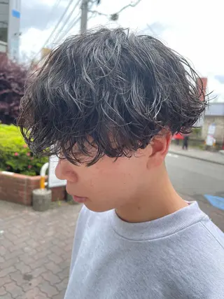 ショート パーマ メンズ メンズパーマ特化/ KAORU/店長のヘアスタイル