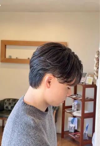 ミディアム パーマ メンズ marl所属・三重鈴鹿/ 花田　真のヘアスタイル