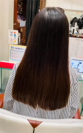 ロング パーマ 平岡 成介のヘアスタイル