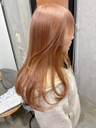 ロング maya レイヤーカットのヘアスタイル