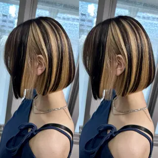 ショート カラー キッズ 透明感カラー×艶矯正 カット特化/さくらのヘアスタイル