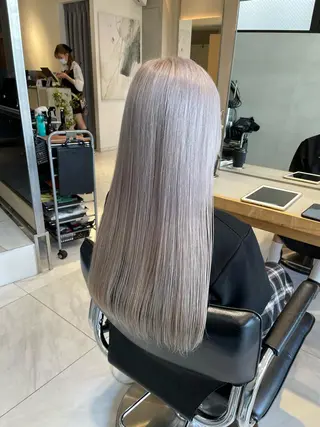 ロング カラー ヘアアレンジ 艶髪/レイヤーカット 🐣misakiのヘアスタイル