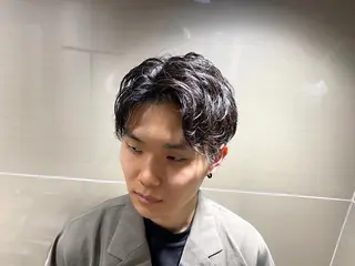 ミディアム メンズ HIRO GINZA 池袋東口店所属・林田 龍明のヘアスタイル