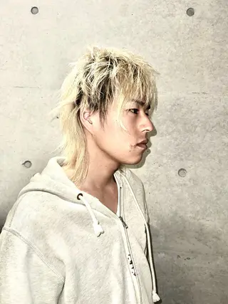 メンズ デザインカラー⭐︎★ 🐆hyo🐆のヘアスタイル