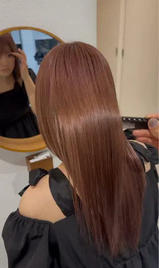 ロング amber池袋所属・美髪矯正・ブリーチ 矯正🫧秋元ゆたかのヘアスタイル