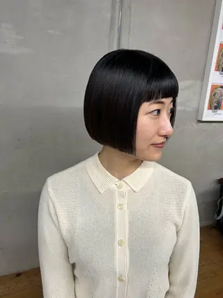 ショート カラー パーマ BRUNTJET所属・MAEDA MADOKAのヘアスタイル