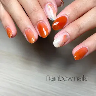 ネイル Rainbow nailsくろちゃんのネイルデザイン