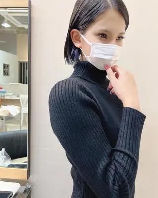 ショート カラー テトネ タカシのヘアスタイル