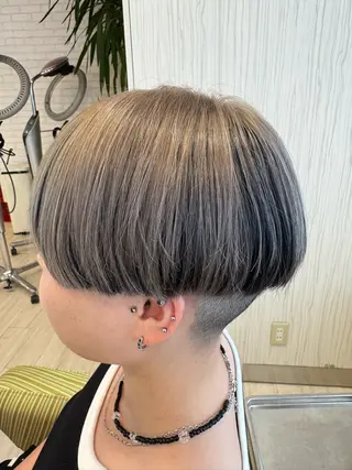 ショート 松尾 怜奈のヘアスタイル