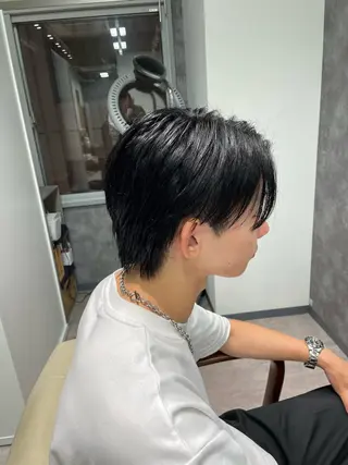 カラー メンズ 艶感暖色カラー /透明感/瀬戸山舞のヘアスタイル