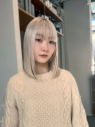 ミディアム yelm (official)のヘアスタイル