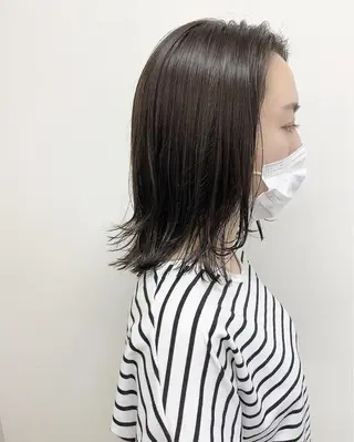 ショート カラー 色白に見える暗髪 梅田・増田のヘアスタイル