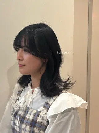 ミディアム 🩶透明感カラー🩶 ミズキのヘアスタイル