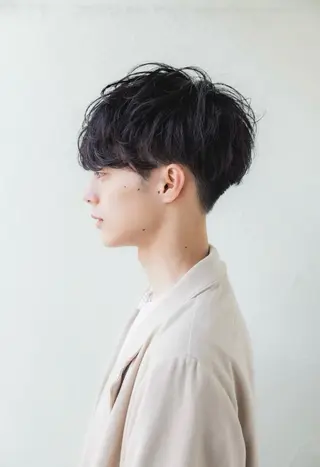 ミディアム メンズ mit by tree センター北【ミットバイツリー】所属・mitbytree Shintaroのヘアスタイル