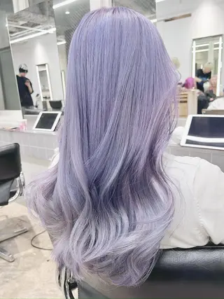 セミロング grow 榎本のヘアスタイル