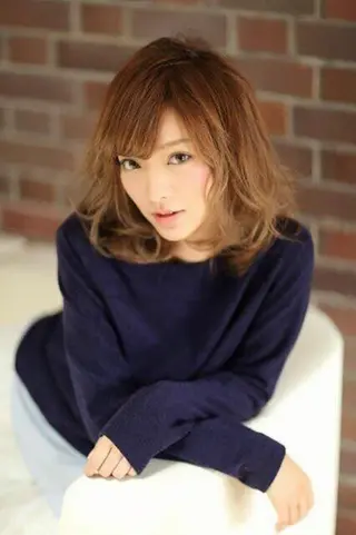 ミディアム セミロング 🔹TOMO🔹 圧倒的経験値🔹のヘアスタイル