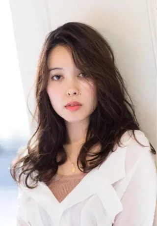 ミディアム カラー 池田 雄作のヘアスタイル