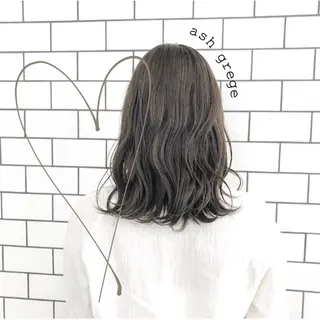 ミディアム カラー お洒落パーマ/ 艶カラー/michiのヘアスタイル