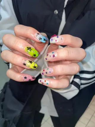 ネイル メンズ/艶髪/カラー サクラ🌸のヘアスタイル