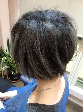 ショート ミディアム カラー メンズ 原宿サロン代表 デザインカラー伊藤卓のヘアスタイル