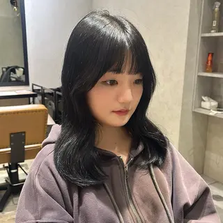 セミロング Natsuki/韓国 ボブ/レイヤーカットのヘアスタイル