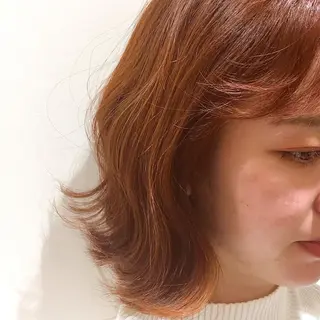 ミディアム 細めハイライト🩶 ボブ/レイヤーカットのヘアスタイル