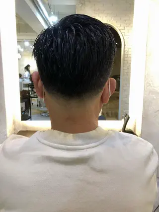 ショート メンズ Carina所属・セン北徒歩５分 キシタクのヘアスタイル