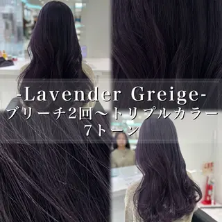 ロング カラー ヘアアレンジ 💓ブリーチ特化 透明感💓あい💓のヘアスタイル