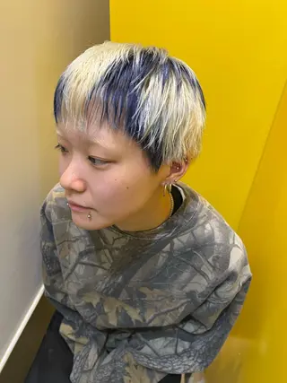 ショート 💥ウルフカット デザインあんな💥のヘアスタイル