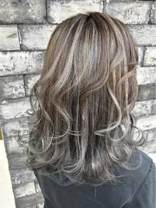 セミロング カラー ❤️千葉県代表❤️ 店長❤️柿本翔一朗のヘアスタイル